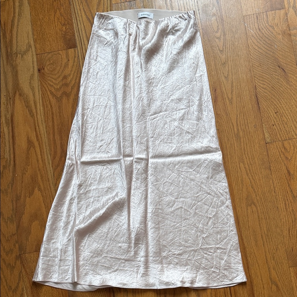 Aritzia Soft Cream Midi Skirt